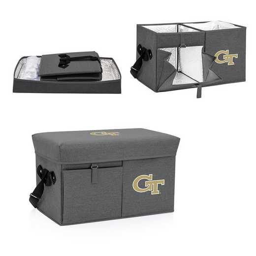 594-00-105-194-0: Georgia Tech Yellow Jackets - Ottoman Cooler & Seat (Grey)