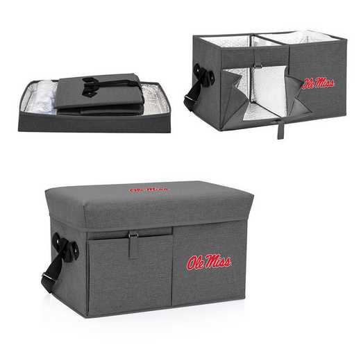 594-00-105-374-0: Ole Miss Rebels - Ottoman Cooler & Seat (Grey)