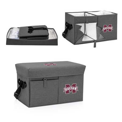 594-00-105-384-0: Mississippi State Bulldogs - Ottoman Cooler & Seat (Grey)