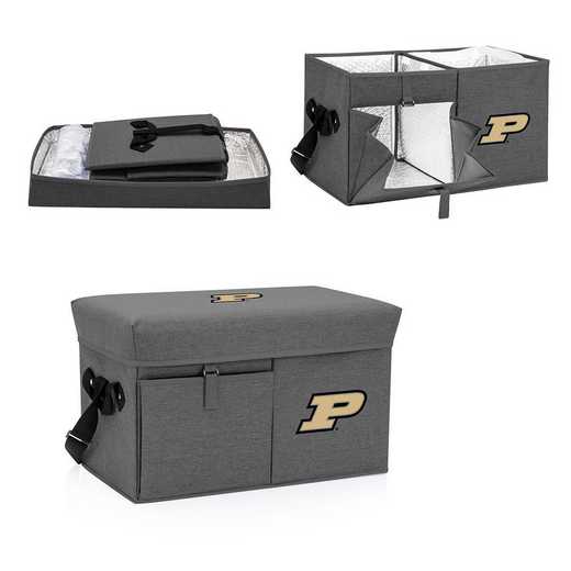 594-00-105-514-0: Purdue Boilermakers - Ottoman Cooler & Seat (Grey)