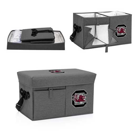 594-00-105-524-0: South Carolina Gamecocks - Ottoman Cooler & Seat (Grey)