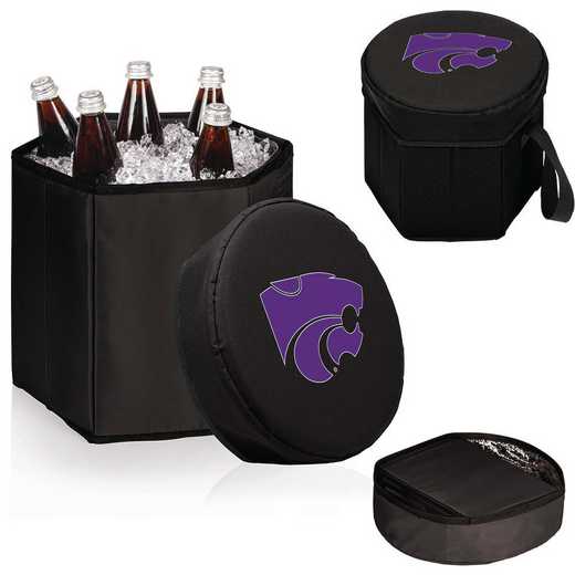 596-00-179-254-0: Kansas State Wildcats - Bongo Cooler (Black)