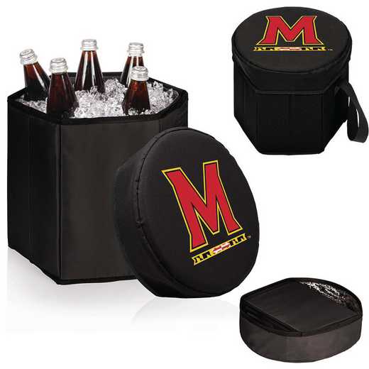 596-00-179-314-0: Maryland Terrapins - Bongo Cooler (Black)