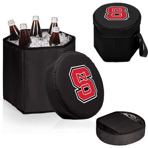 596-00-179-424-0: NC State Wolfpack - Bongo Cooler (Black)