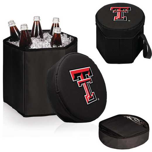 596-00-179-574-0: Texas Tech Red Raiders - Bongo Cooler (Black)