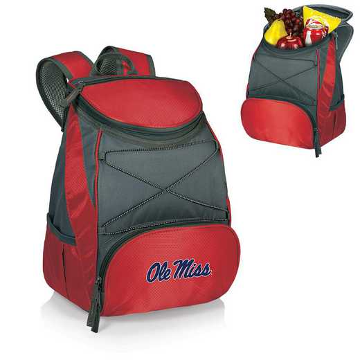 633-00-100-374-0: Ole Miss Rebels - PTX Backpack Cooler (Red)
