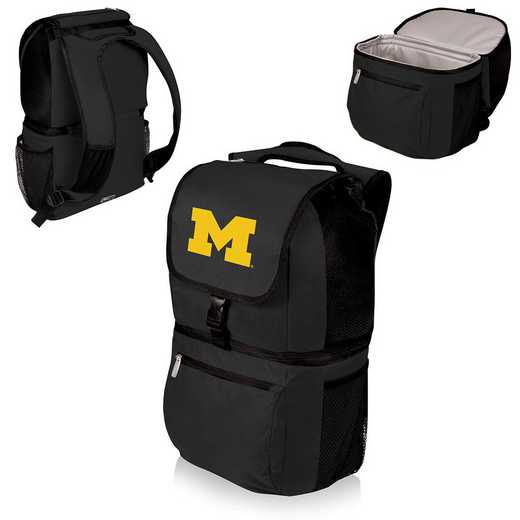 634-00-175-344-0: Michigan Wolverines - Zuma Cooler Backpack (Black)