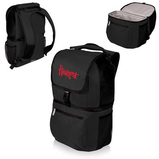 634-00-175-404-0: Nebraska Cornhuskers - Zuma Cooler Backpack (Black)