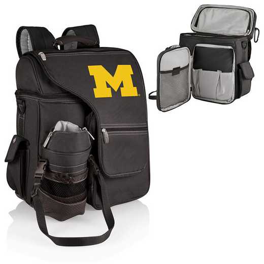 641-00-175-344-0: Michigan Wolverines - Turismo Cooler Backpack (Black)