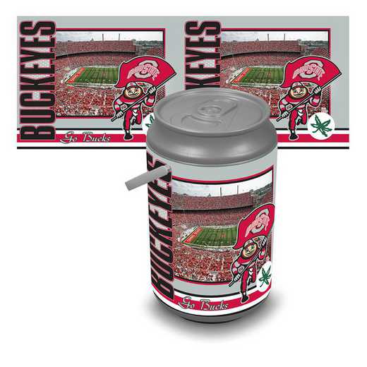 686-00-000-445-0: Ohio State Buckeyes - Mega Can Cooler (Stadium Design)