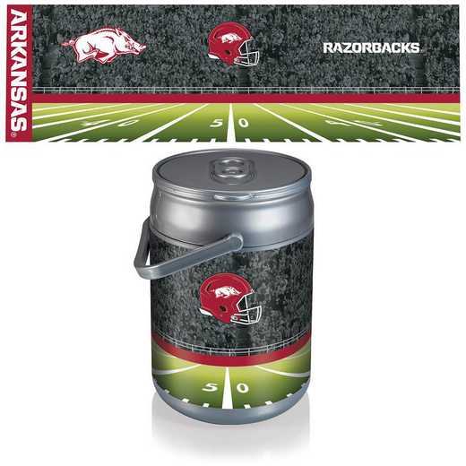 690-00-000-035-0: Arkansas Razorbacks - Can Cooler (Football Design)