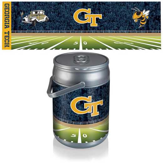 690-00-000-195-0: Georgia Tech Yellow Jackets - Can Cooler (Football Design)