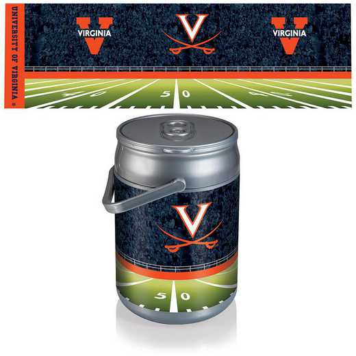 690-00-000-595-0: Virginia Cavaliers - Can Cooler (Football Design)