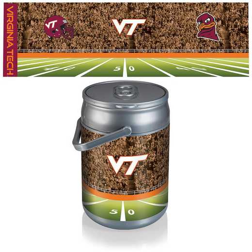 690-00-000-605-0: Virginia Tech Hokies - Can Cooler (Football Design)