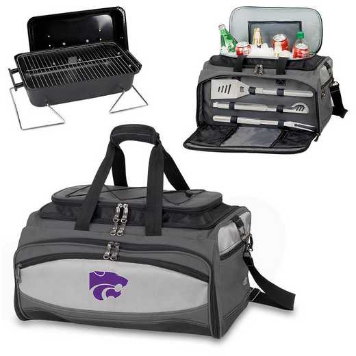 750-00-175-254-0: Kansas State Wildcats Buccaneer Portable BBQ and Cooler Tote