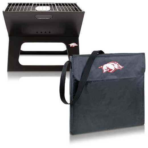 775-00-175-034-0: Arkansas Razorbacks - X-Grill Portable BBQ