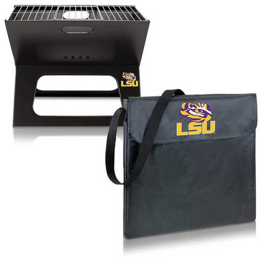 775-00-175-294-0: LSU Tigers - X-Grill Portable BBQ