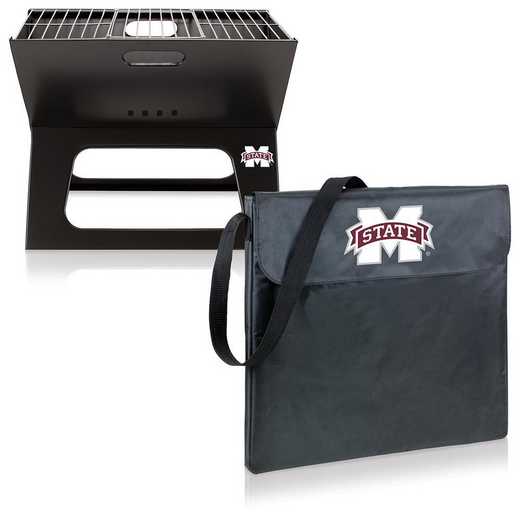 775-00-175-384-0: Mississippi State Bulldogs - X-Grill Portable BBQ