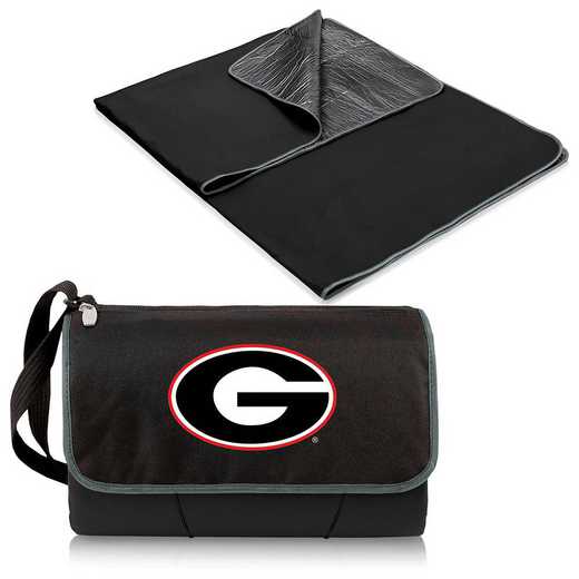 820-00-175-184-0: Georgia Bulldogs - Blanket Tote (Black)