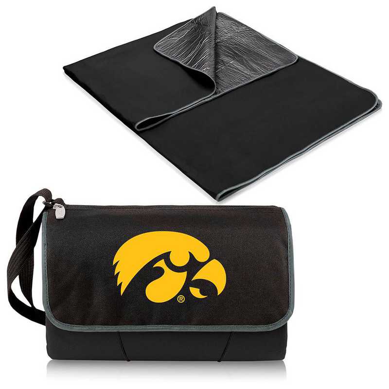 Black Ncaa Iowa Hawkeyes Outdoor Picnic Blanket Tote Tote Bags Sports Outdoors Rayvoltbike Com