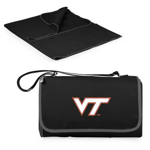 820-00-175-604-0: Virginia Tech Hokies - Blanket Tote (Black)