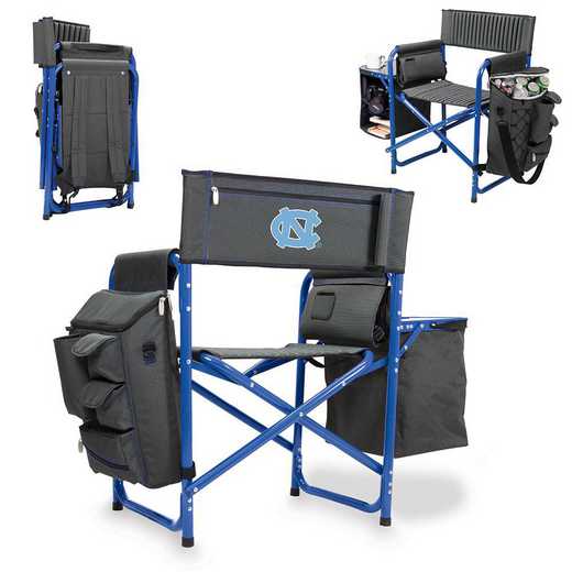 807-00-639-414-0: North Carolina Tar Heels - Fusion Chair (Fusion Grey/Blue)