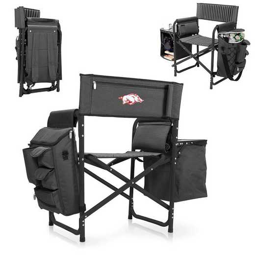 807-00-679-034-0: Arkansas Razorbacks - Fusion Chair (Fusion Grey/Black)