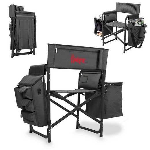 807-00-679-404-0: Nebraska Cornhuskers - Fusion Chair (Fusion Grey/Black)