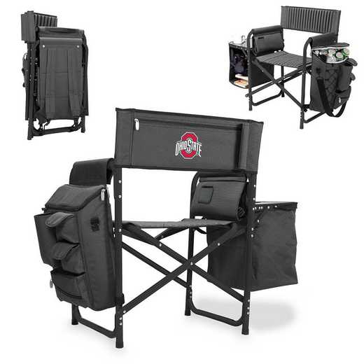 807-00-679-444-0: Ohio State Buckeyes - Fusion Chair (Fusion Grey/Black)