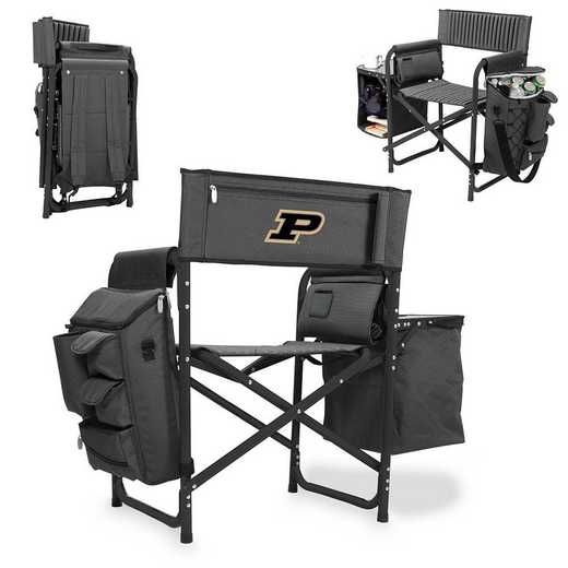 807-00-679-514-0: Purdue Boilermakers - Fusion Chair (Fusion Grey/Black)