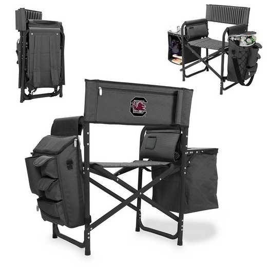 807-00-679-524-0: South Carolina Gamecocks - Fusion Chair (Fusion Grey/Black)