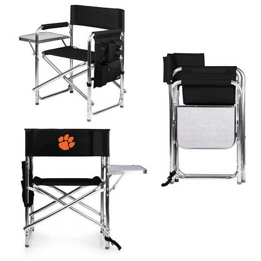 809-00-179-104-0: Clemson Tigers - Sports Chair (Black)