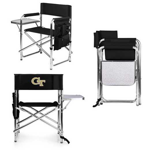 809-00-179-194-0: Georgia Tech Yellow Jackets - Sports Chair (Black)