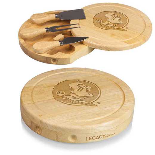 878-00-505-173-0: Florida State Seminoles - Brie Cheese Board and Tools Set