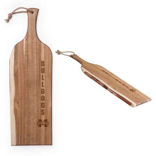 892-00-512-383-0: Mississippi State Bulldogs-'Artisan' 24"Acacia Serving Plank