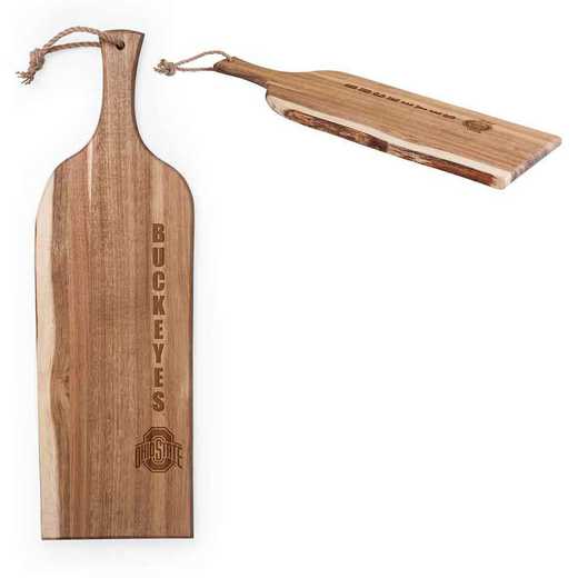 892-00-512-443-0: Ohio State Buckeyes - 'Artisan' 24" Acacia Serving Plank