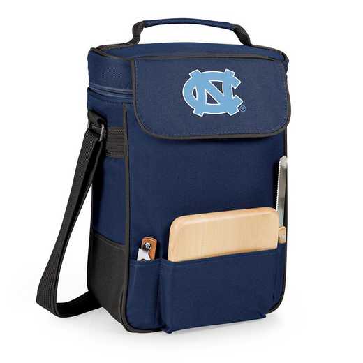 623-04-138-414-0: North Carolina Tar Heels - Duet Wine / Cheese Tote (Navy)