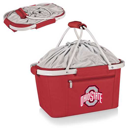 645-00-100-444-0: Ohio State Buckeyes - Metro Basket Cllpsbl Tote (Red)