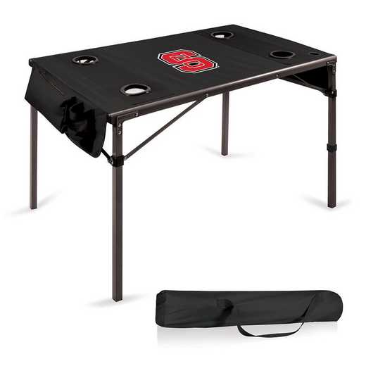 799-00-179-424-0: NC State Wolfpack - Travel Table (Black)