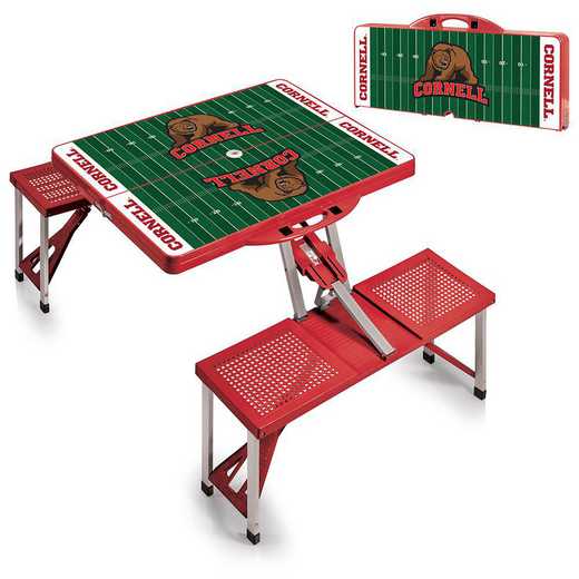 811-00-100-685-0: Cornell Big Red - Portable Picnic Table w/SFD (Red)