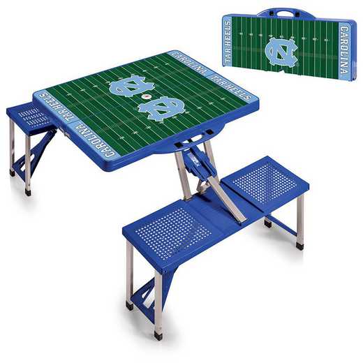 811-00-139-415-0: North Carolina Tar Heels -Portable Picnic Table w/SFD (Blue)