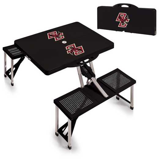 811-00-175-054-0: Boston College Eagles - Portable Picnic Table (Black)