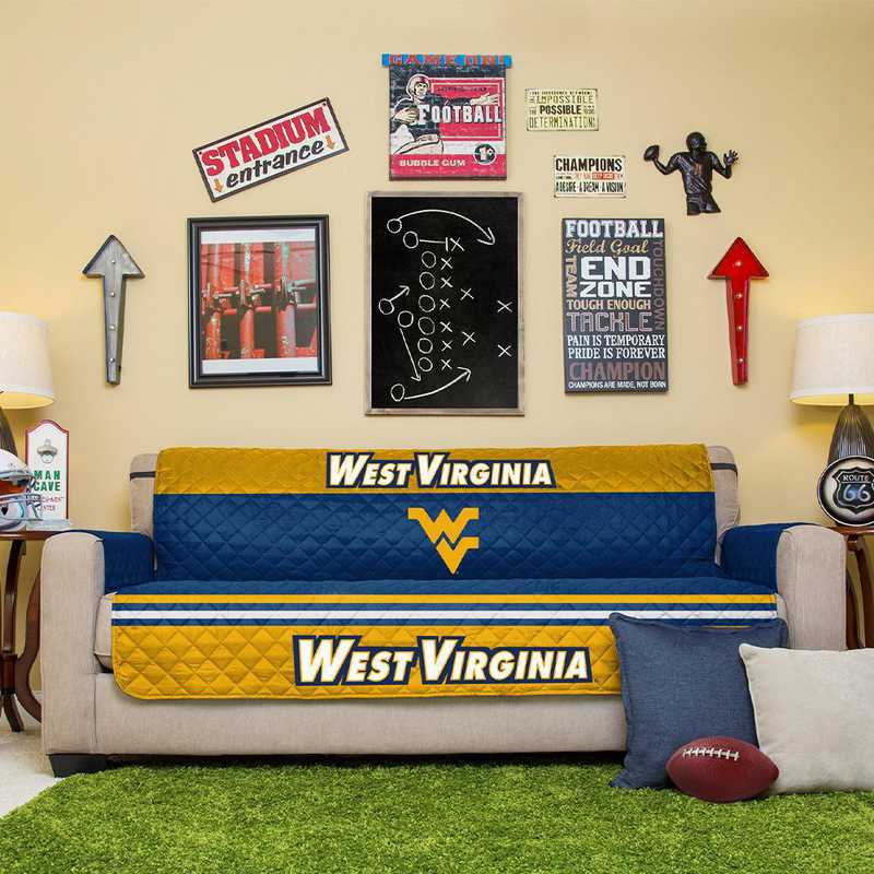 Ncaa Furniture Protector West Virginia University 75 X 110