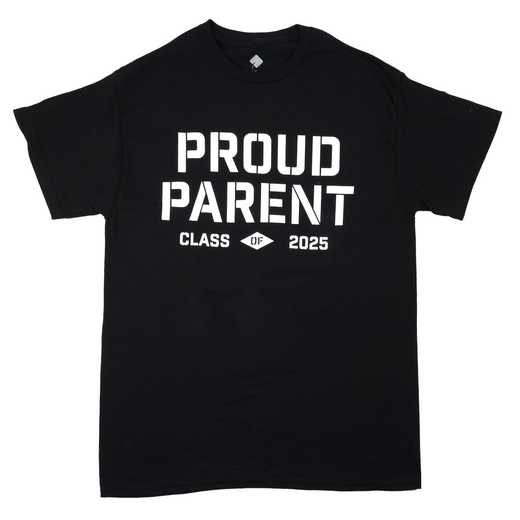 2025 Proud Parent T-Shirt, Black