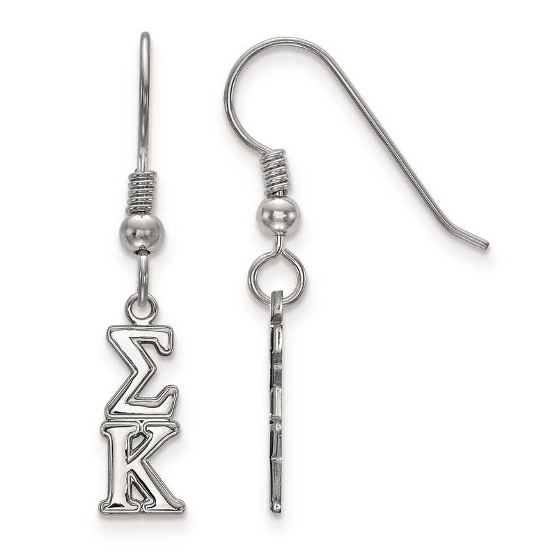 Verdienen lassen rietje Sterling Silver Sigma Kappa XS Dangle Earrings