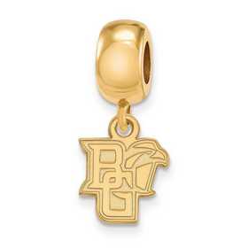 Sterling Silver Reflections 14k Gold-plated Laser Cut Bead Charm