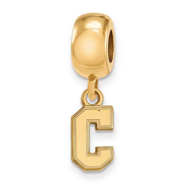 GP018CHC: SS/GP Logoart Colg Of Charleston Xs Reflection Beads Charm