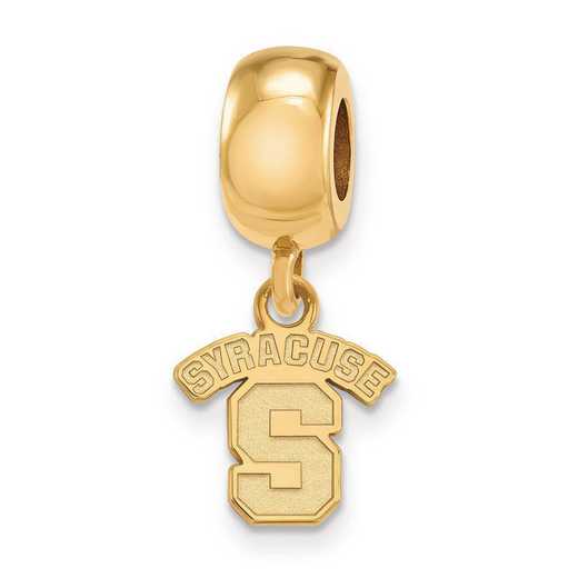 GP020SYU: SS W/GP Logoart Syracuse Univ Xs Reflection Beads Charm