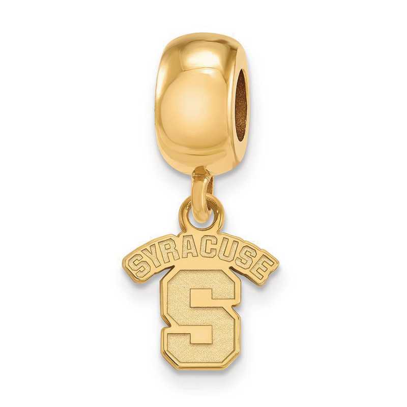 GP020SYU: SS W/GP Logoart Syracuse Univ Xs Reflection Beads Charm