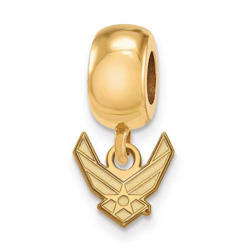 GP027USAF: SS Gp Logo Art U.S. Air Force Reflection Beads Charm Xs
